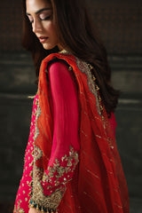 3-PC Unsititched Embroidered Dyed Chiffon Dastan E Jashan By Charizma | DJW5-13 3-PC Unsititched Embroidered Dyed Chiffon Dastan E Jashan By Charizma | DJW5-13