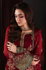 3-PC Unsititched Embroidered Dyed Chiffon Dastan E Jashan By Charizma | DJW5-09 3-PC Unsititched Embroidered Dyed Chiffon Dastan E Jashan By Charizma | DJW5-09