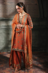 3-PC Unsititched Embroidered Dyed Chiffon Dastan E Jashan By Charizma | DJW5-11 3-PC Unsititched Embroidered Dyed Chiffon Dastan E Jashan By Charizma | DJW5-11