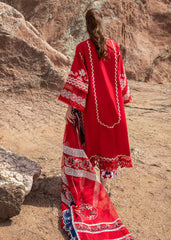 5A | Stars of Fire - Flame red | 3PC Unstitched Lawn Crimson By Saira Shakira 5A | Stars of Fire - Flame red | 3PC Unstitched Lawn Crimson By Saira Shakira