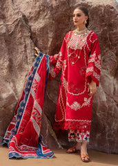 5A | Stars of Fire - Flame red | 3PC Unstitched Lawn Crimson By Saira Shakira 5A | Stars of Fire - Flame red | 3PC Unstitched Lawn Crimson By Saira Shakira