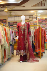 3-PC Stitched Ready To Wear Fancy Lawn | A-2 3-PC Stitched Ready To Wear Fancy Lawn | A-2