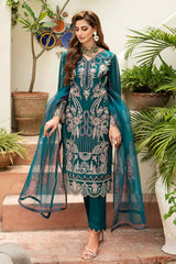 Y-808 - 3PC Luxury Lawn Collection Riwayat By Ramsha Y-808 - 3PC Luxury Lawn Collection Riwayat By Ramsha