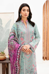 L-1110 | 3PC Unstitched Luxury Lawn Collection Mashaal By Ramsha L-1110 | 3PC Unstitched Luxury Lawn Collection Mashaal By Ramsha