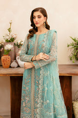 HA-405 | 3Pc Unstitched Suit Wedding Collection Luxury By Ramsha HA-405 | 3Pc Unstitched Suit Wedding Collection Luxury By Ramsha