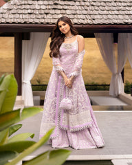 Unstitched 3-PC Embroidered Zinnia Luxury Lawn By Faiza Saqlain | Soma Unstitched 3-PC Embroidered Zinnia Luxury Lawn By Faiza Saqlain | Soma