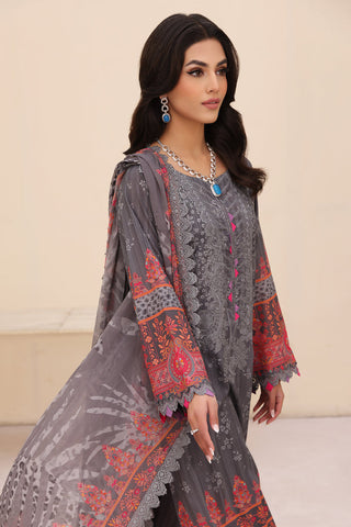 CN4-006 | 3PC Unstitched Embroidered Lawn Naranji By Charizma