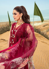 3A | Lillie de Jong - Cherry | 3PC Unstitched Lawn Crimson By Saira Shakira 3A | Lillie de Jong - Cherry | 3PC Unstitched Lawn Crimson By Saira Shakira