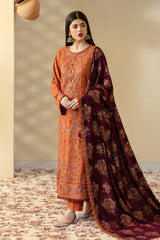 R-1208 | 3Pc Unstitched Suit Embroidered Karandi Collection Reet By Ramsha R-1208 | 3Pc Unstitched Suit Embroidered Karandi Collection Reet By Ramsha