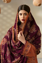 R-1208 | 3Pc Unstitched Suit Embroidered Karandi Collection Reet By Ramsha R-1208 | 3Pc Unstitched Suit Embroidered Karandi Collection Reet By Ramsha