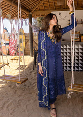 Unstitched 3-PC Luxury Lawn Silk Dupatta By Saira Shakira | LEYLA-B Unstitched 3-PC Luxury Lawn Silk Dupatta By Saira Shakira | LEYLA-B