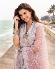 Unstitched 3-PC Embroidered Zinnia Luxury Lawn By Faiza Saqlain | Amaryllis Unstitched 3-PC Embroidered Zinnia Luxury Lawn By Faiza Saqlain | Amaryllis