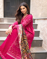 Unstitched 3-PC Embroidered Zinnia Luxury Lawn By Faiza Saqlain | Varda Unstitched 3-PC Embroidered Zinnia Luxury Lawn By Faiza Saqlain | Varda