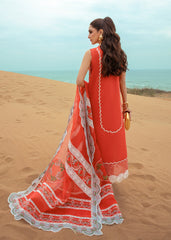 5B | Stars of Fire - Fiesta Coral | 3PC Unstitched Lawn Crimson By Saira Shakira 5B | Stars of Fire - Fiesta Coral | 3PC Unstitched Lawn Crimson By Saira Shakira