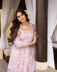 Unstitched 3-PC Embroidered Zinnia Luxury Lawn By Faiza Saqlain | Soma Unstitched 3-PC Embroidered Zinnia Luxury Lawn By Faiza Saqlain | Soma