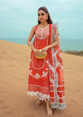 5B | Stars of Fire - Fiesta Coral | 3PC Unstitched Lawn Crimson By Saira Shakira 5B | Stars of Fire - Fiesta Coral | 3PC Unstitched Lawn Crimson By Saira Shakira