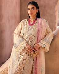 3-PC Unstitched Chikakari Doriya Lawn By Nureh | NE-159 3-PC Unstitched Chikakari Doriya Lawn By Nureh | NE-159