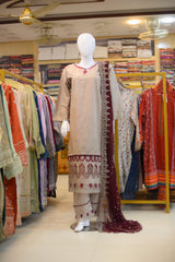 3-PC Stitched Ready To Wear Fancy Lawn | A-5 3-PC Stitched Ready To Wear Fancy Lawn | A-5