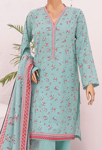 13 | 3PC Stitched Printed Lawn By Bin Saeed