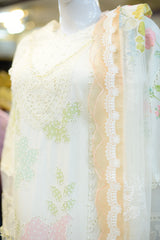 3-PC Stitched Ready To Wear Fancy Lawn | A-4 3-PC Stitched Ready To Wear Fancy Lawn | A-4