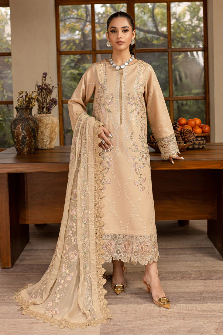 SKC-77 | 3PC Unstitched Suit Lawn Karandi Collection Enchante By Marjjan