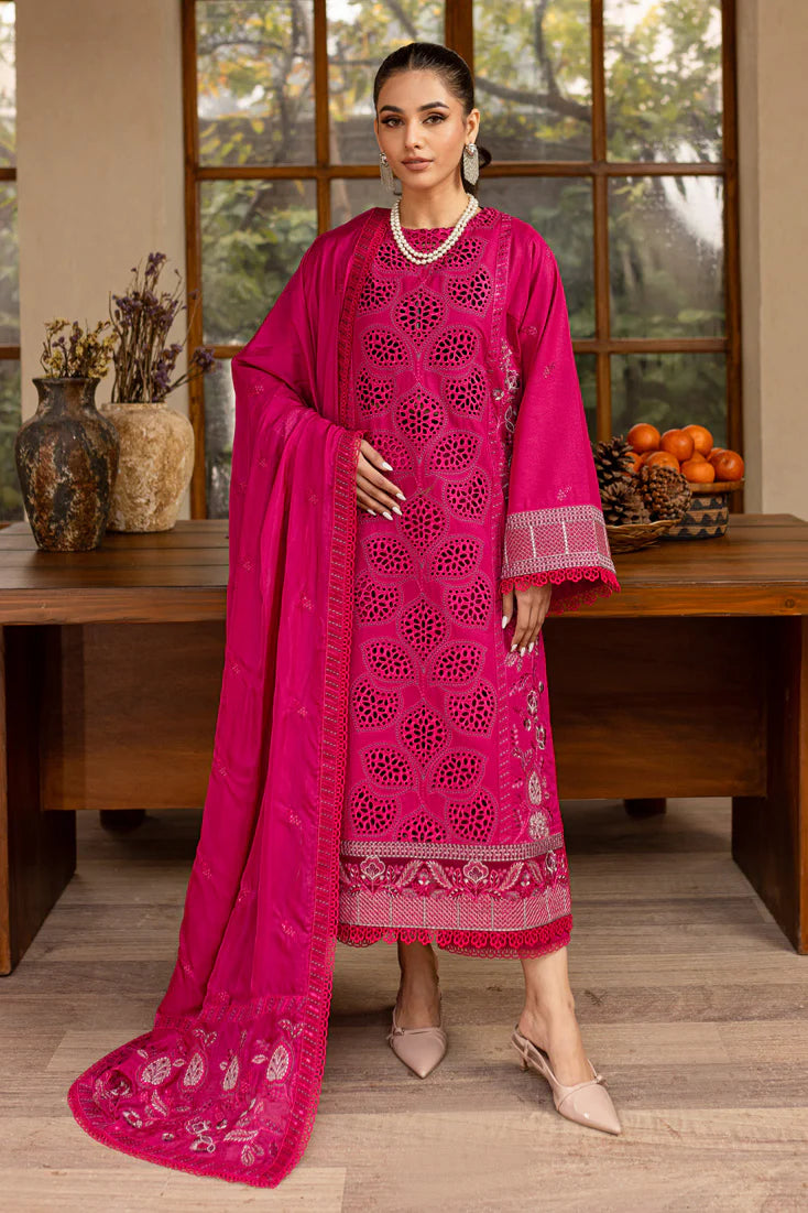 SKC-79 | 3PC Unstitched Suit Lawn Karandi Collection Enchante By Marjjan