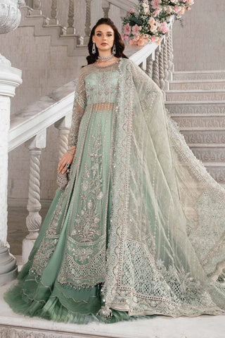 BD-2803 | 3PC UNSTITCHED EID COLLECTION EMBROIDERED SAREE BY MARIA B