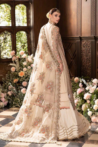 BD-2805 | 3PC UNSTITCHED EID COLLECTION EMBROIDERED SAREE BY MARIA B