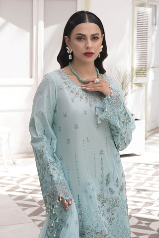 HL-04 Cosmic | 3PC Unstitched Luxury Lawn Collection Kiamora By Raeesa Premium