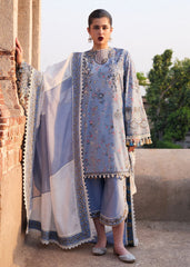 3-PC Unstitched Embroidered Lawn Nirmal By Hussain Rehar | Fira 3-PC Unstitched Embroidered Lawn Nirmal By Hussain Rehar | Fira