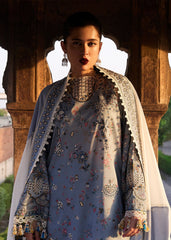 3-PC Unstitched Embroidered Lawn Nirmal By Hussain Rehar | Fira 3-PC Unstitched Embroidered Lawn Nirmal By Hussain Rehar | Fira