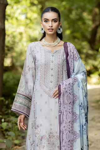 IPL - 08 Nawazish | 3PC Unstitched Lawn Collection Jaan e Ada By Imrozia Premium