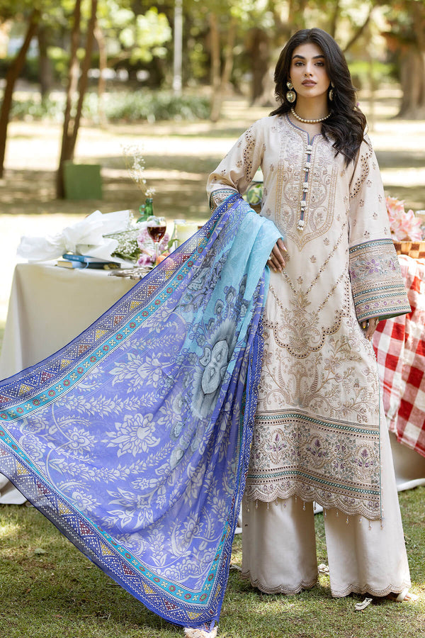 IPL - 10 Zibaai | 3PC Unstitched Lawn Collection Jaan e Ada By Imrozia Premium