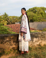 Unstitched 3-PC Embroidered Cotton Silk Dupatta By Jugnu | Tibet Unstitched 3-PC Embroidered Cotton Silk Dupatta By Jugnu | Tibet