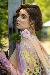 RISATE | 3Pc Unstitched Suit Chikankari Lawn Solace Ombre By Mushq RISATE | 3Pc Unstitched Suit Chikankari Lawn Solace Ombre By Mushq