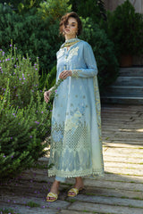 INTESA | 3Pc Unstitched Suit Chikankari Lawn Solace Ombre By Mushq INTESA | 3Pc Unstitched Suit Chikankari Lawn Solace Ombre By Mushq