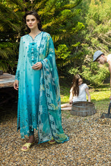 AMORE | 3Pc Unstitched Suit Chikankari Lawn Solace Ombre By Mushq AMORE | 3Pc Unstitched Suit Chikankari Lawn Solace Ombre By Mushq