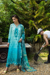 AMORE | 3Pc Unstitched Suit Chikankari Lawn Solace Ombre By Mushq AMORE | 3Pc Unstitched Suit Chikankari Lawn Solace Ombre By Mushq