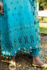 AMORE | 3Pc Unstitched Suit Chikankari Lawn Solace Ombre By Mushq AMORE | 3Pc Unstitched Suit Chikankari Lawn Solace Ombre By Mushq