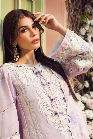 4421-RANIA | 3PC Unstitched Embroidered Premium Lawn By Motifz