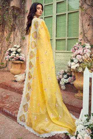 4423-ZEMAL | 3PC Unstitched Embroidered Premium Lawn By Motifz
