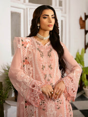 Q-101 | 3Pc Unstitched Suit Winter Luxury Chiffon Dastak By Ramsha Q-101 | 3Pc Unstitched Suit Winter Luxury Chiffon Dastak By Ramsha