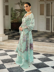 Q-102 | 3Pc Unstitched Suit Winter Luxury Chiffon Dastak By Ramsha Q-102 | 3Pc Unstitched Suit Winter Luxury Chiffon Dastak By Ramsha