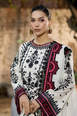 S.L 45 Karima | 3PC Unstitched Gulposh Luxury Lawn By Serene Premium S.L 45 Karima | 3PC Unstitched Gulposh Luxury Lawn By Serene Premium