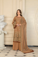 3-PC Unstitched Lawn Shirt Crinkle Embroidered Dupatta Nayab By Wania | WL-378 3-PC Unstitched Lawn Shirt Crinkle Embroidered Dupatta Nayab By Wania | WL-378