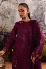 SKC-51 | 3Pc Unstitched Suit Winter Embroidered Karandi Romantique By Marjjan SKC-51 | 3Pc Unstitched Suit Winter Embroidered Karandi Romantique By Marjjan