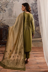 SKC-56 | 3Pc Unstitched Suit Winter Embroidered Karandi Romantique By Marjjan SKC-56 | 3Pc Unstitched Suit Winter Embroidered Karandi Romantique By Marjjan