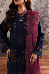 SKC-52 | 3Pc Unstitched Suit Winter Embroidered Karandi Romantique By Marjjan SKC-52 | 3Pc Unstitched Suit Winter Embroidered Karandi Romantique By Marjjan