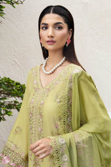 Y-1007 | 3Pc Unstitched Suit Luxury Lawn V-10 Riwayat By Ramsha Y-1007 | 3Pc Unstitched Suit Luxury Lawn V-10 Riwayat By Ramsha