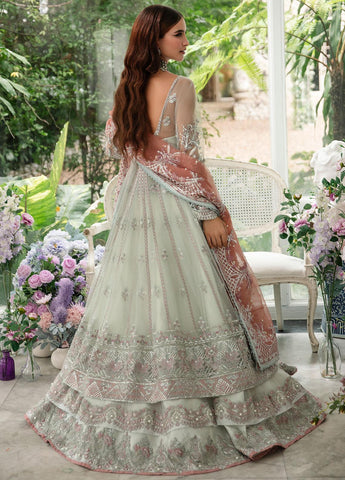 Alif By AJR Couture Embroidered Net Suits Unstitched 4 Piece AJR23AL-LW LWF-01-23 Wisteria - Luxury Wedding Collection